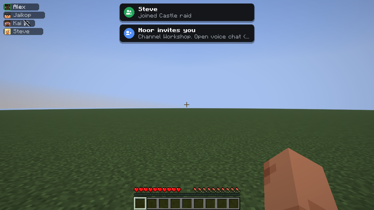 Overlay and notifications