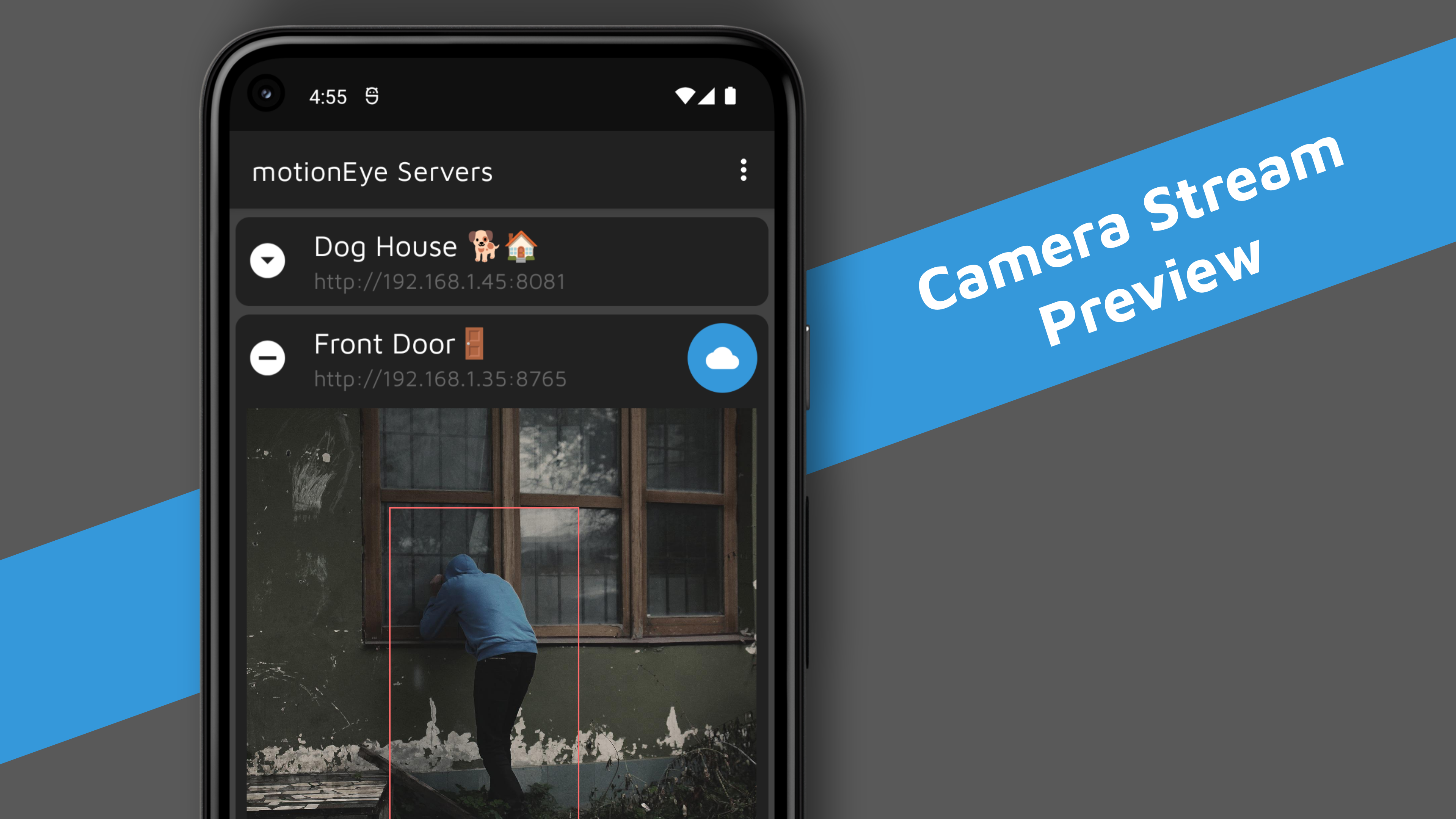 Screenshot 4 of motionEye — opens full size