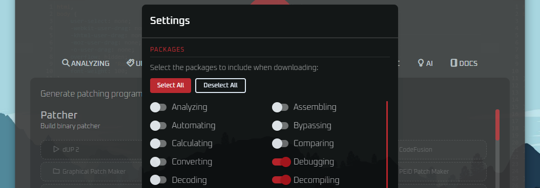 ReVens packages downloader
