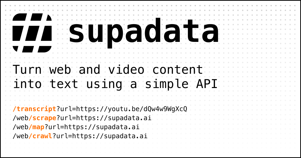 supadata banner