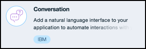 Watson Conversation