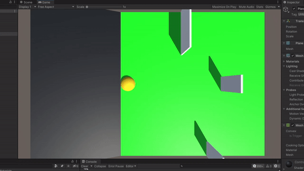 Raycast Test with test course