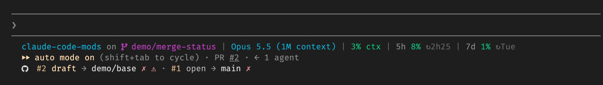 Both pull requests with failed checks and a conflict sign on the draft