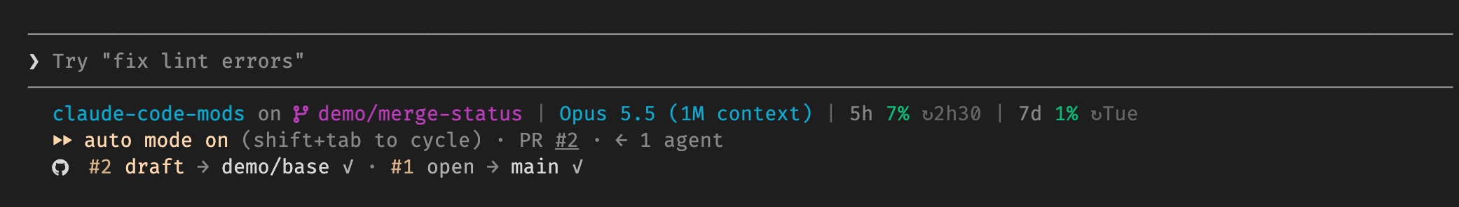 Both pull requests with passed checks