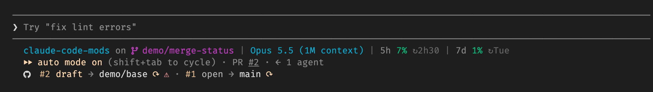 Two open GitHub pull requests with running checks, one of them a draft with a merge conflict