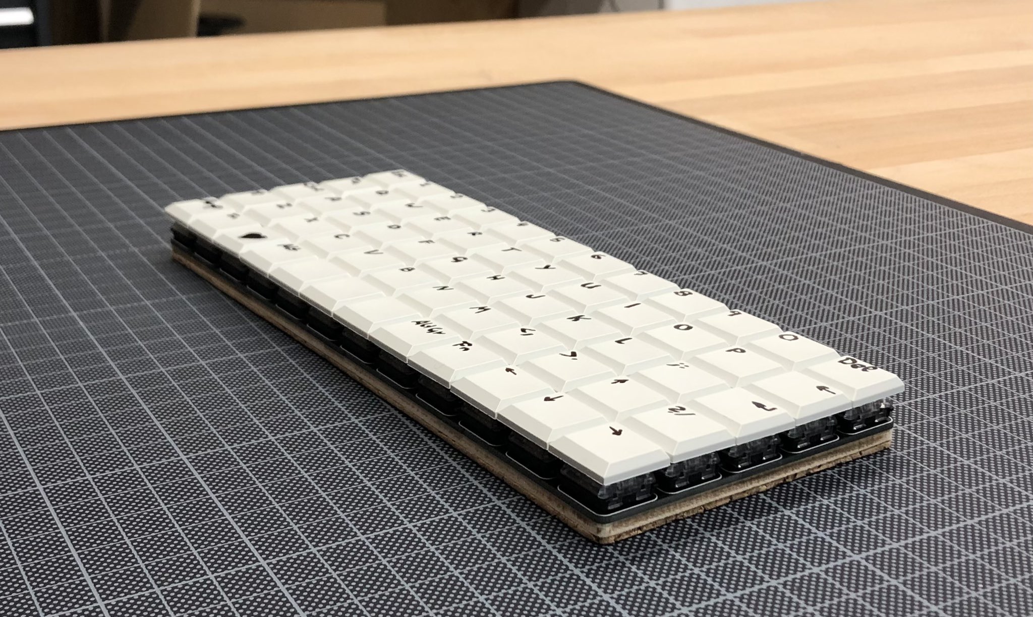 Otterlinear keyboard, from the project README