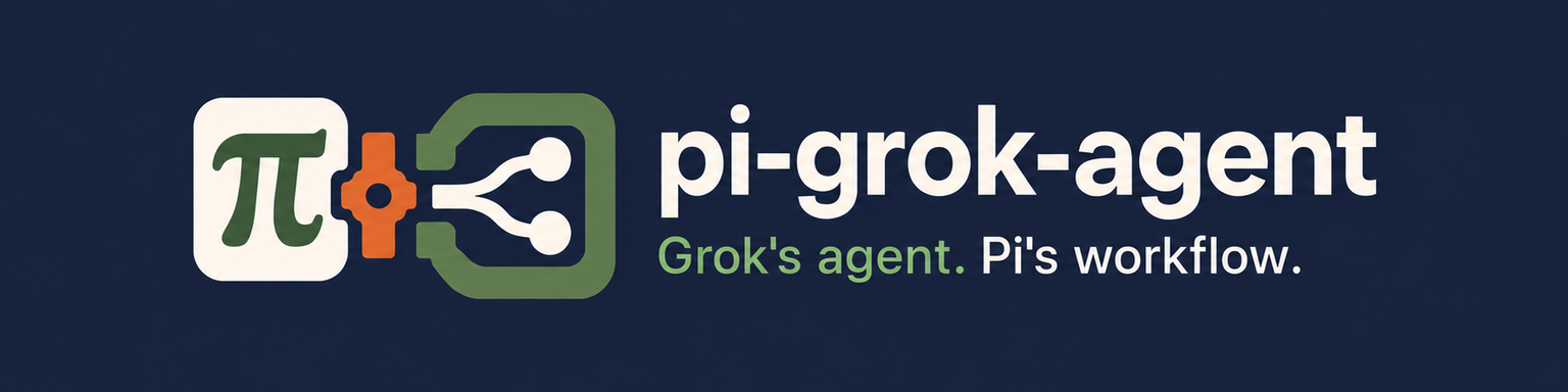 pi-grok-agent: Grok's agent. Pi's workflow.