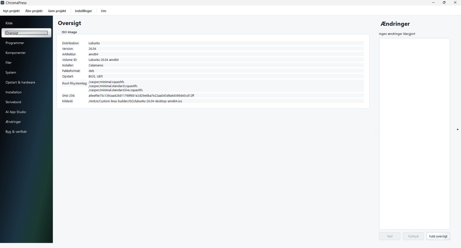 ChromaPress ISO overview