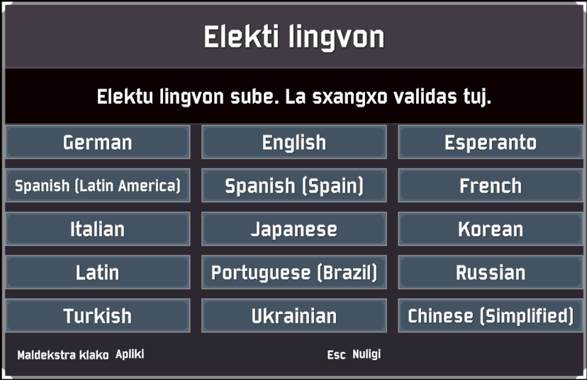 P.E.L.E pause language dialog