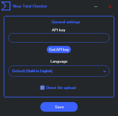 Settings Page