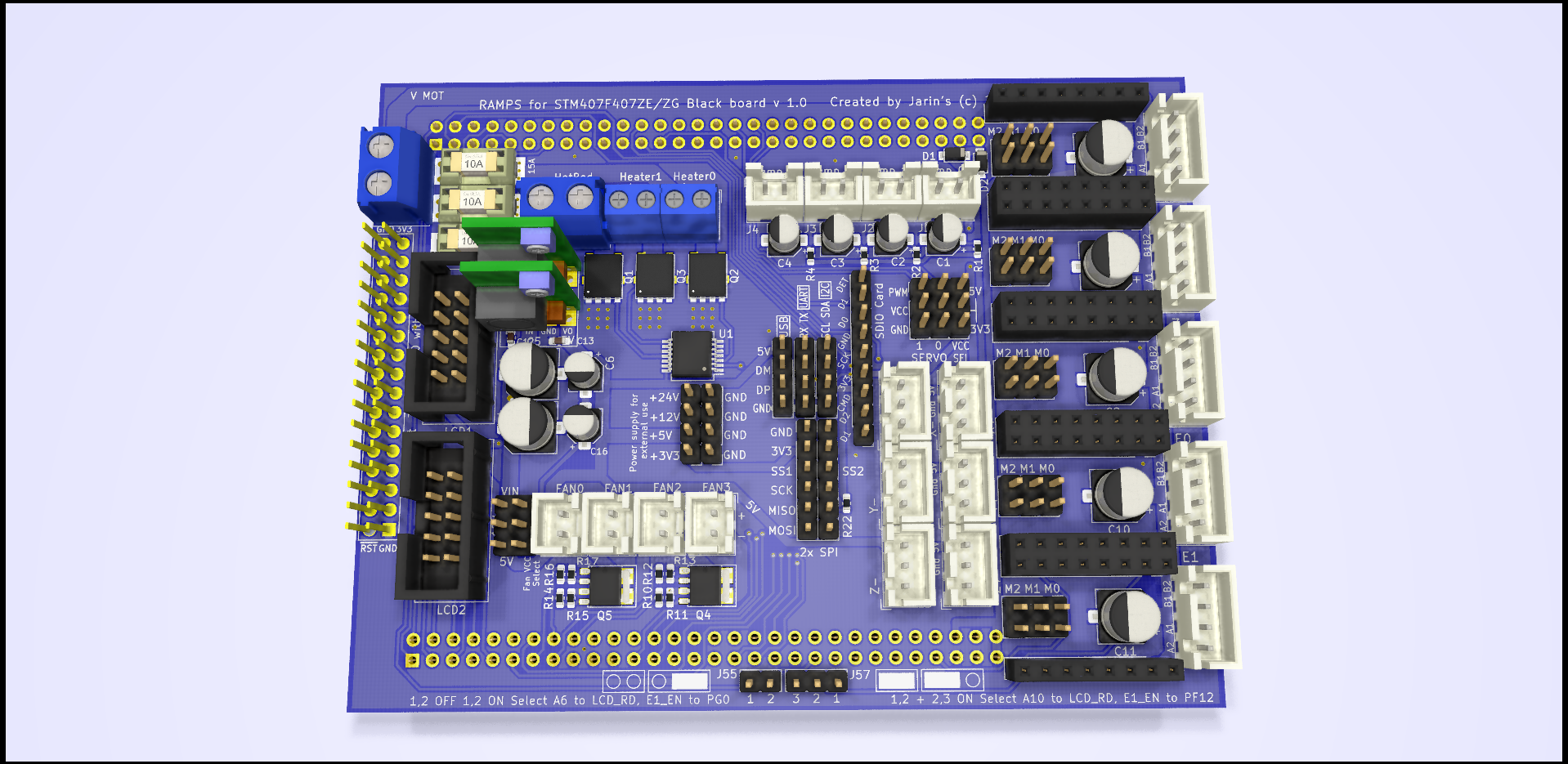 Picture from KiCad Rendering