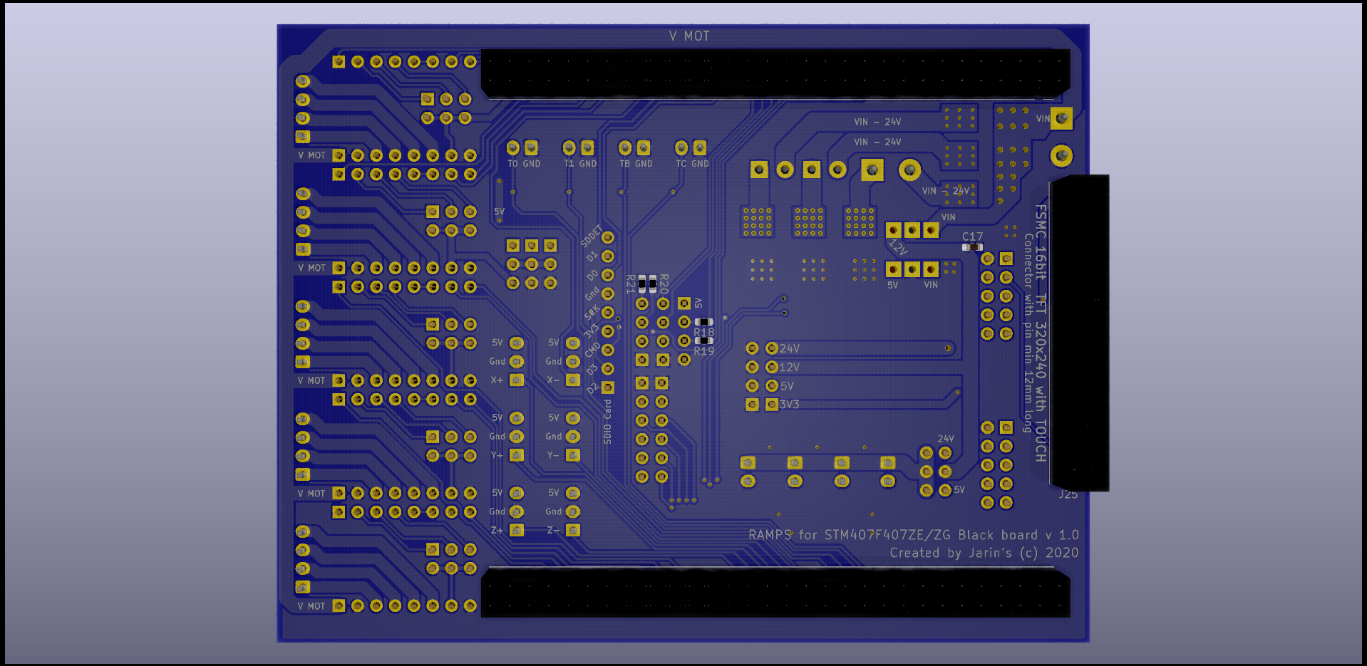 Picture from KiCad Rendering