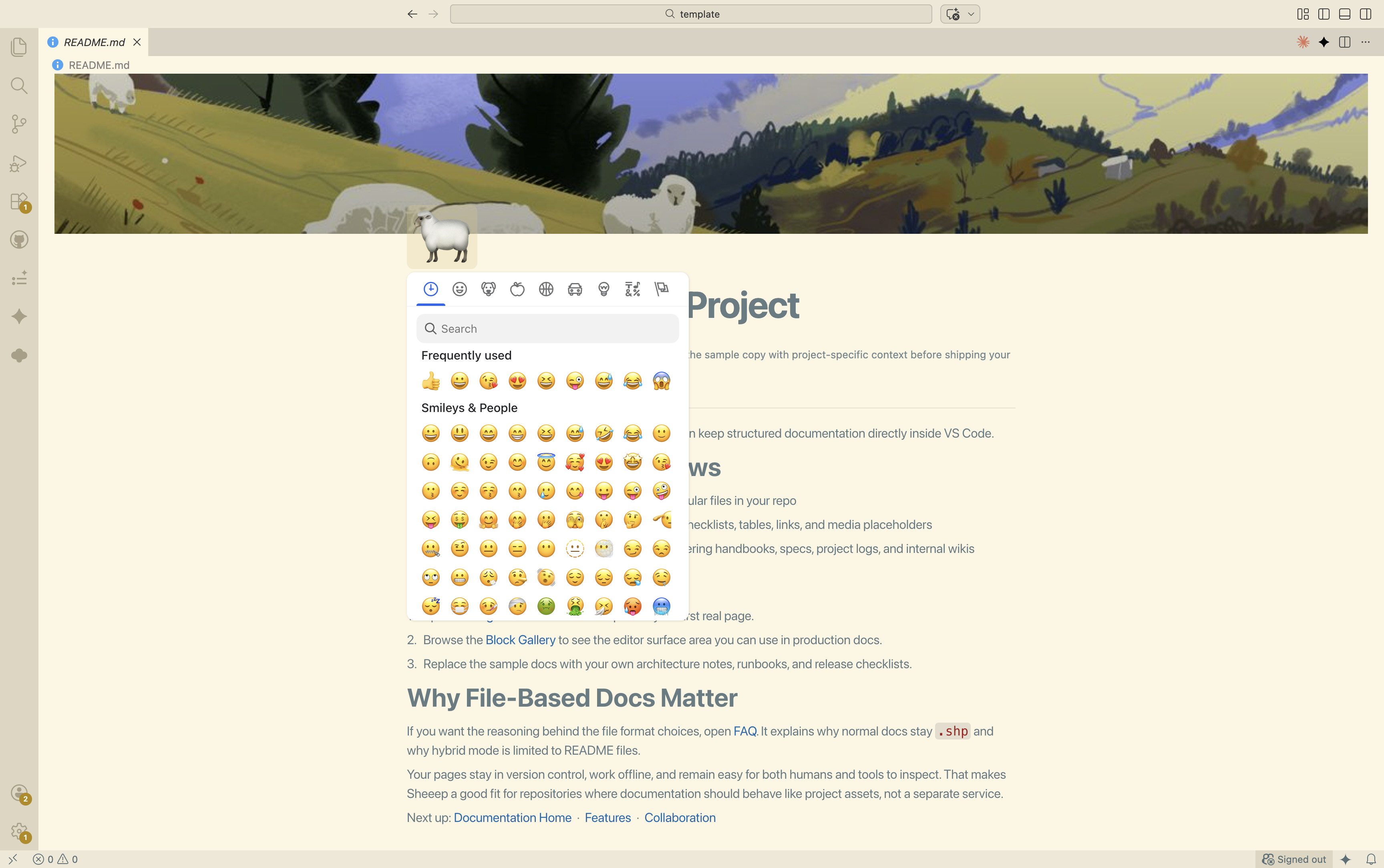 Emoji and Icon Picker
