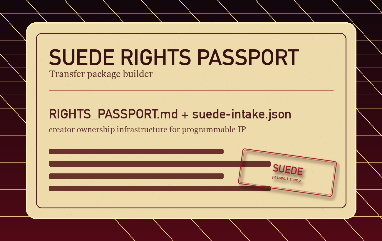 Suede Rights Passport preview