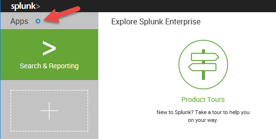 Managing apps in Splunk