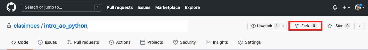Como fazer um fork do repositório