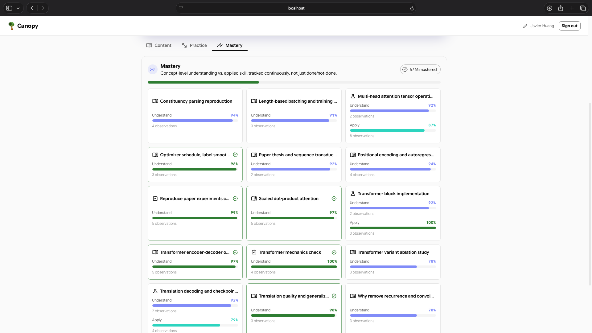Canopy: AI Course Generation & Mastery Platform thumbnail 6