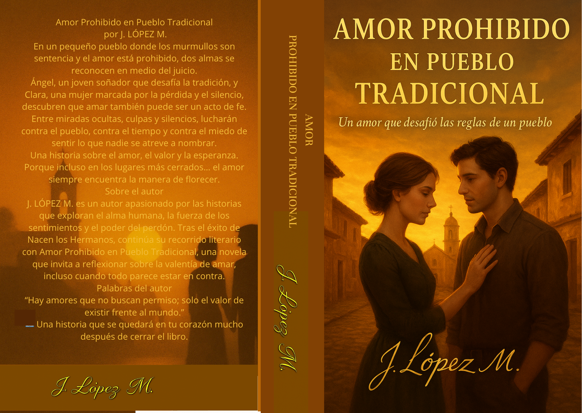 Portada Amor Prohibido en Pueblo Tradicional
