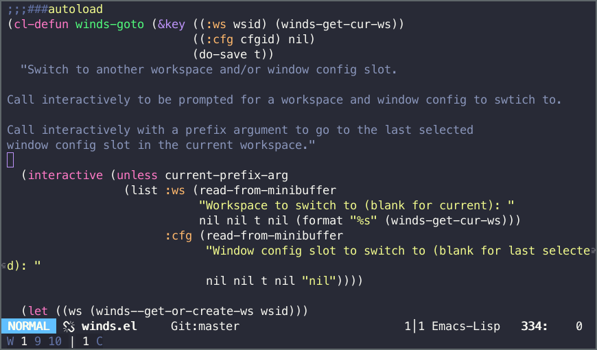 Permanently display workspaces *in the tab-bar* - Configuration - Doom  Emacs Discourse