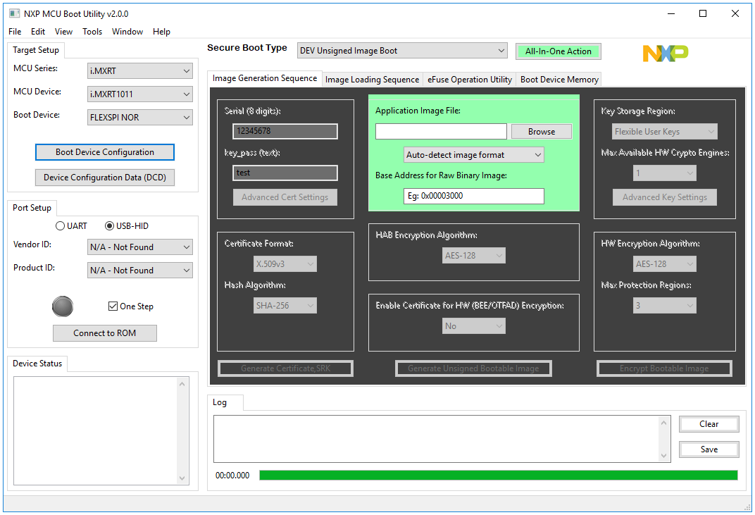 MCUBootUtility_v2.0_Main_Interface