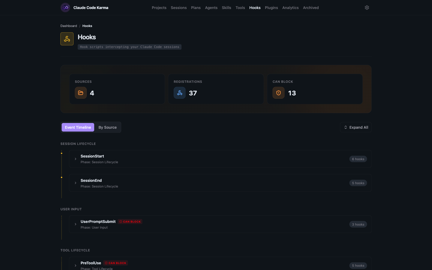 Hooks Browser