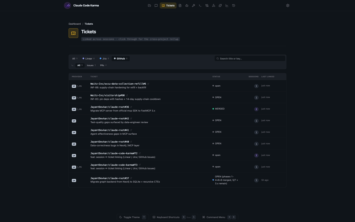 GitHub Issues and PRs Filter