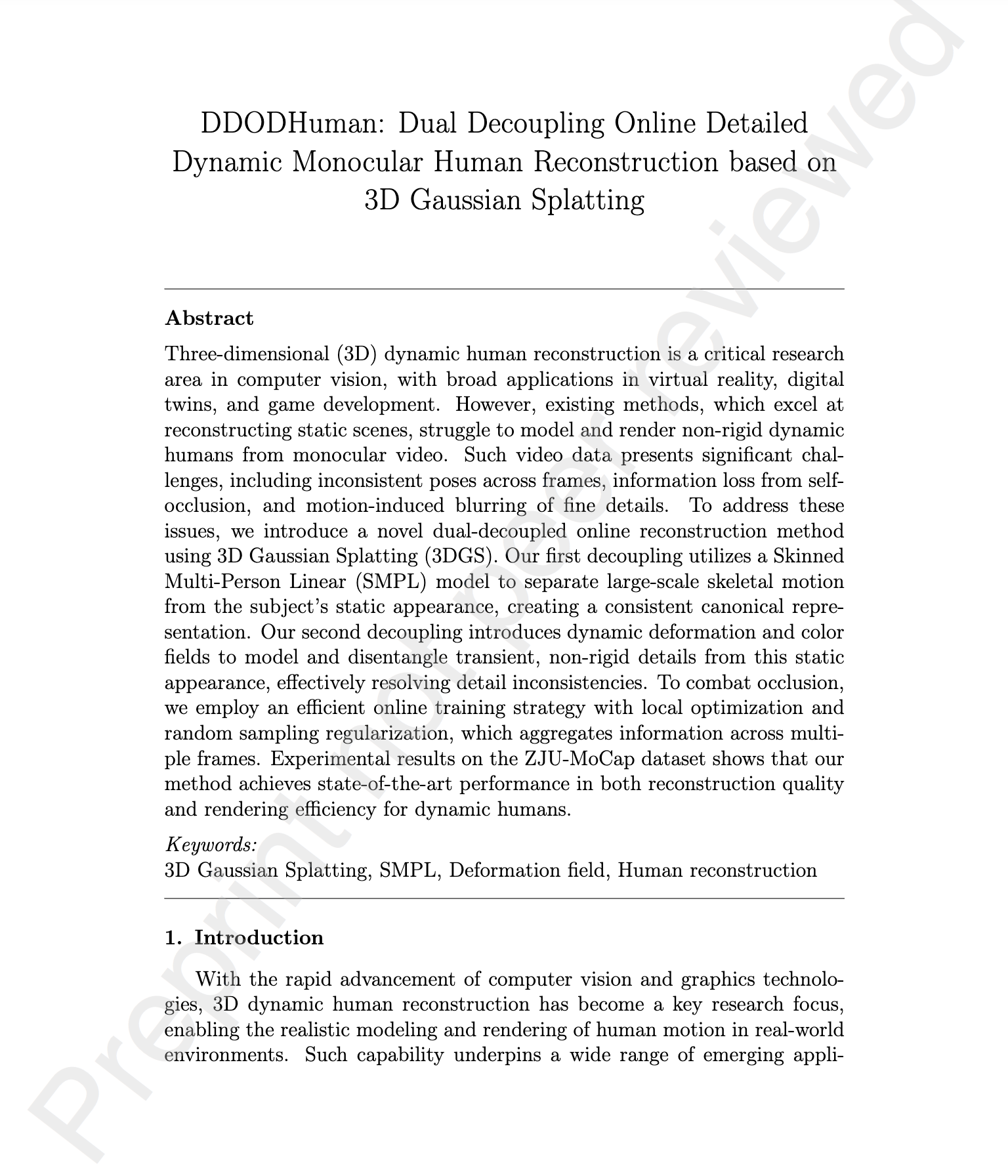 DDODHuman
