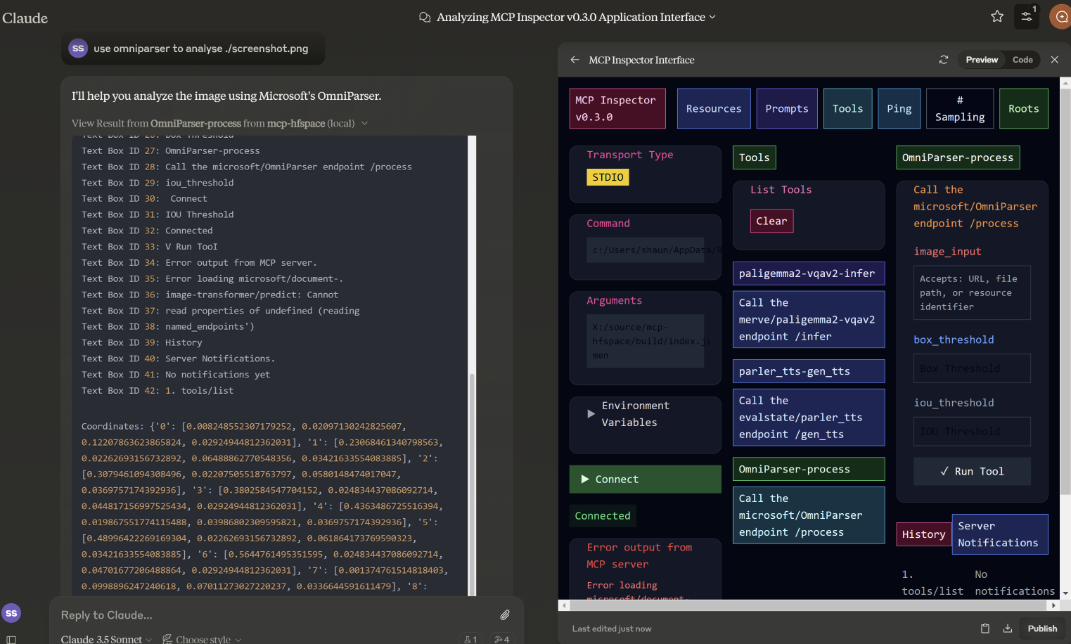 Omniparser and Artifact