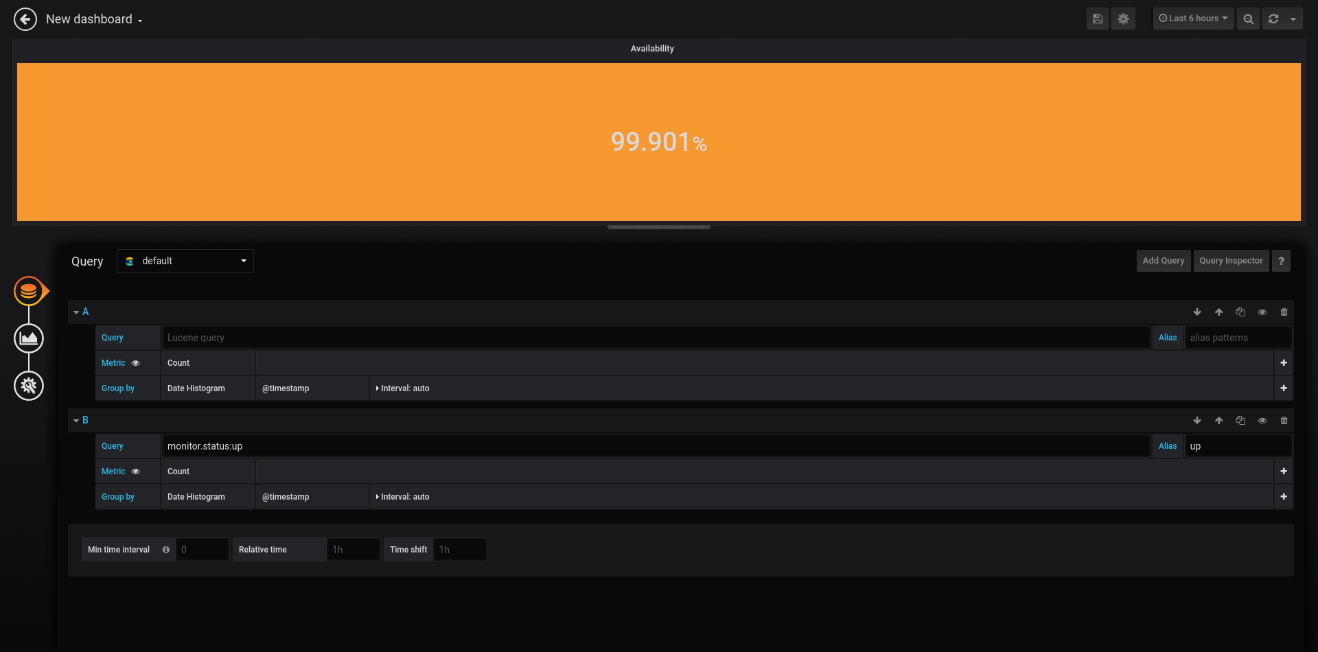 Configure grafana queries