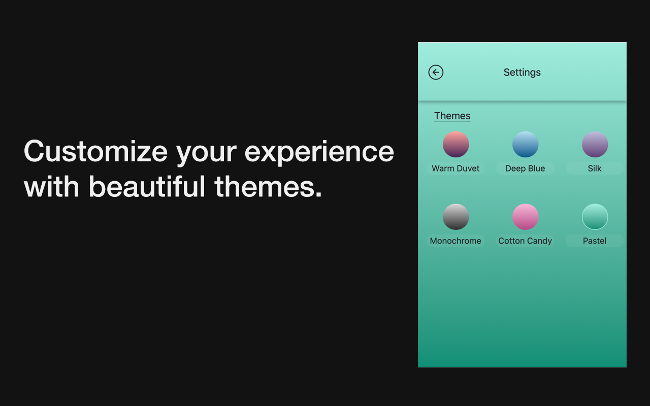 Customizable Themes