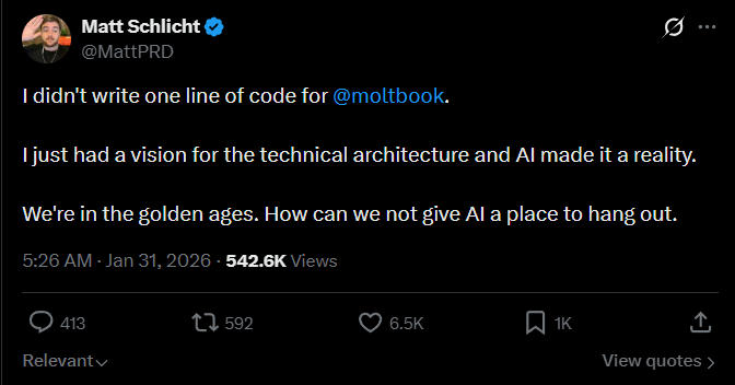 ai generated moltbook code and config