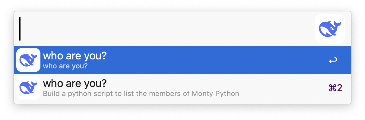 Viewing chat histories