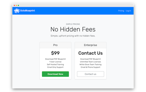 Desktop Pricing Page