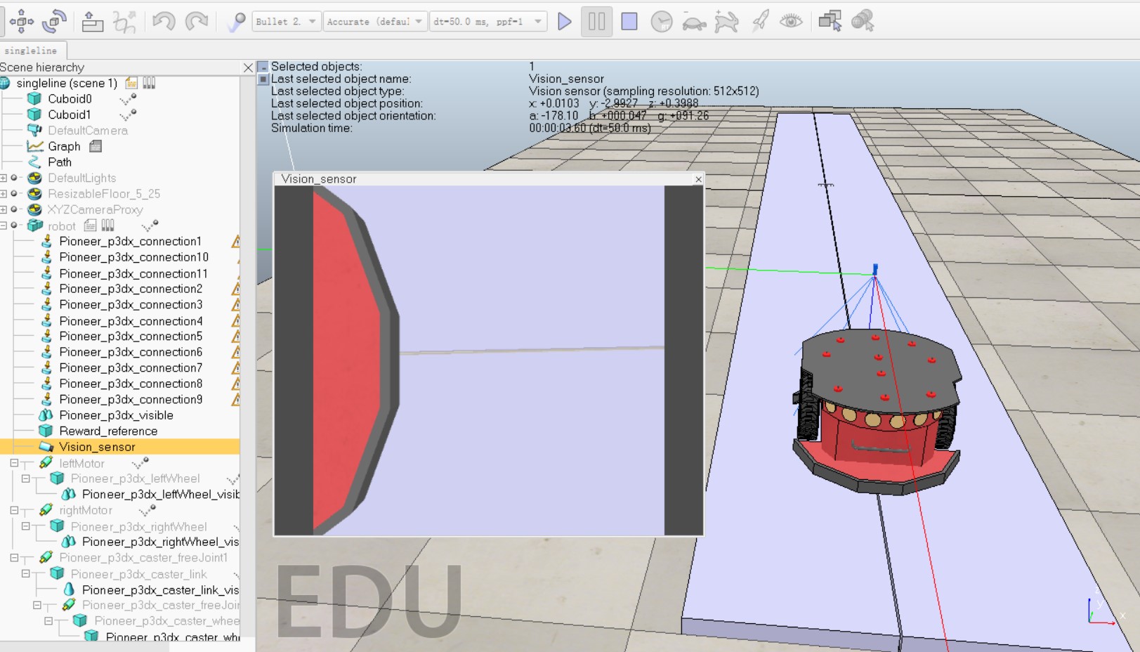 Model in V-REP