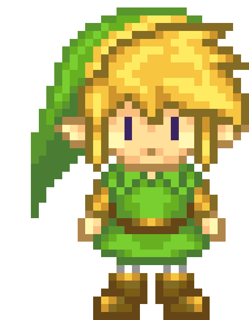 link pixel art