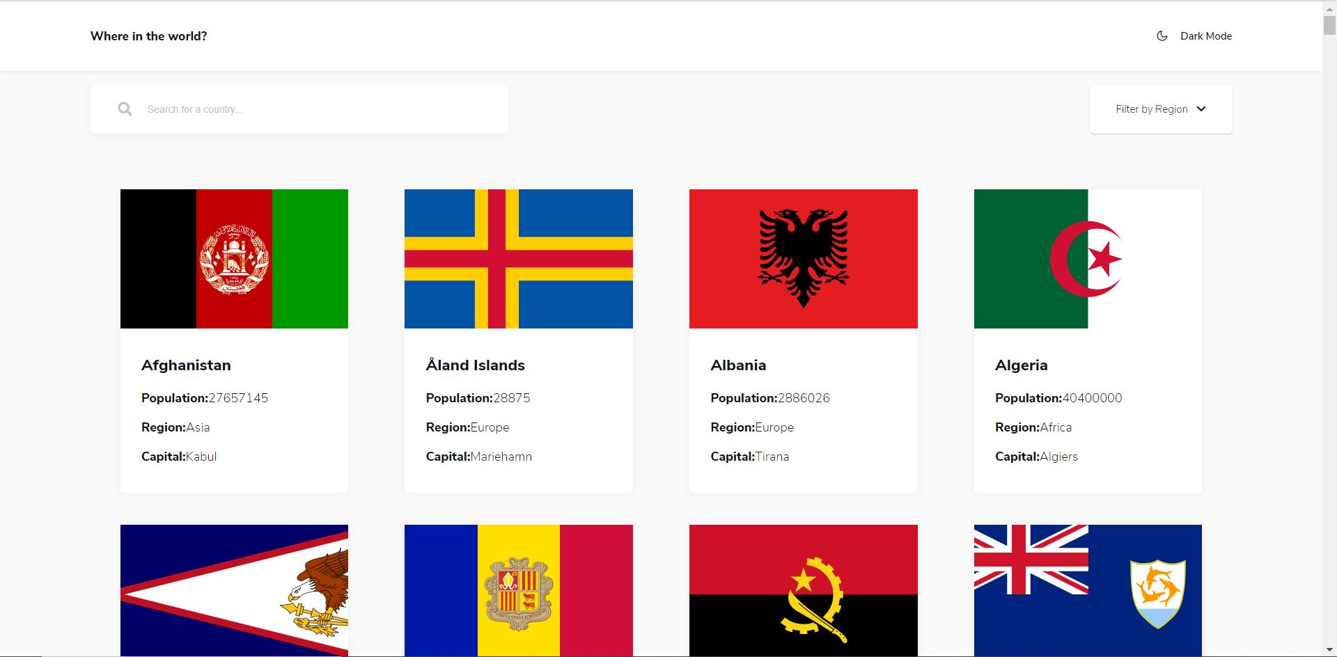 GitHub - Jehaann-Manzanares/FlagsCountriesWithReact: Bandera y detalles ...