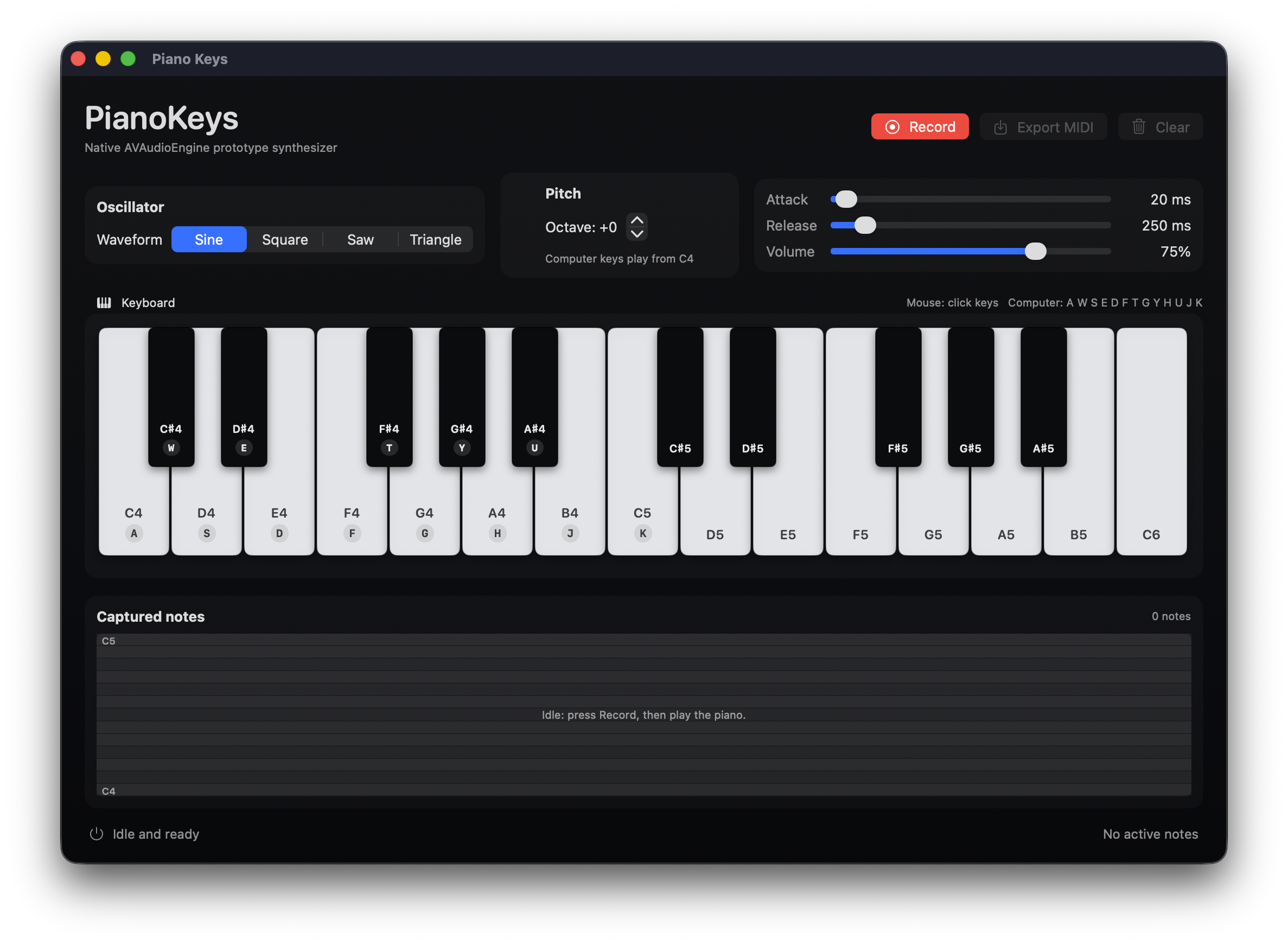 Synthesizer generated with Ironsmith.