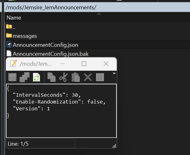 Main Configuration File