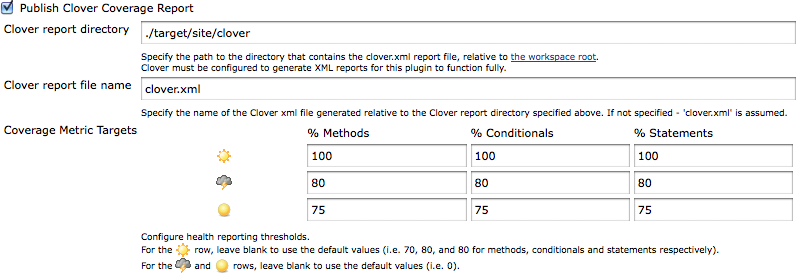 Configurer les rapports Clover dans Jenkins