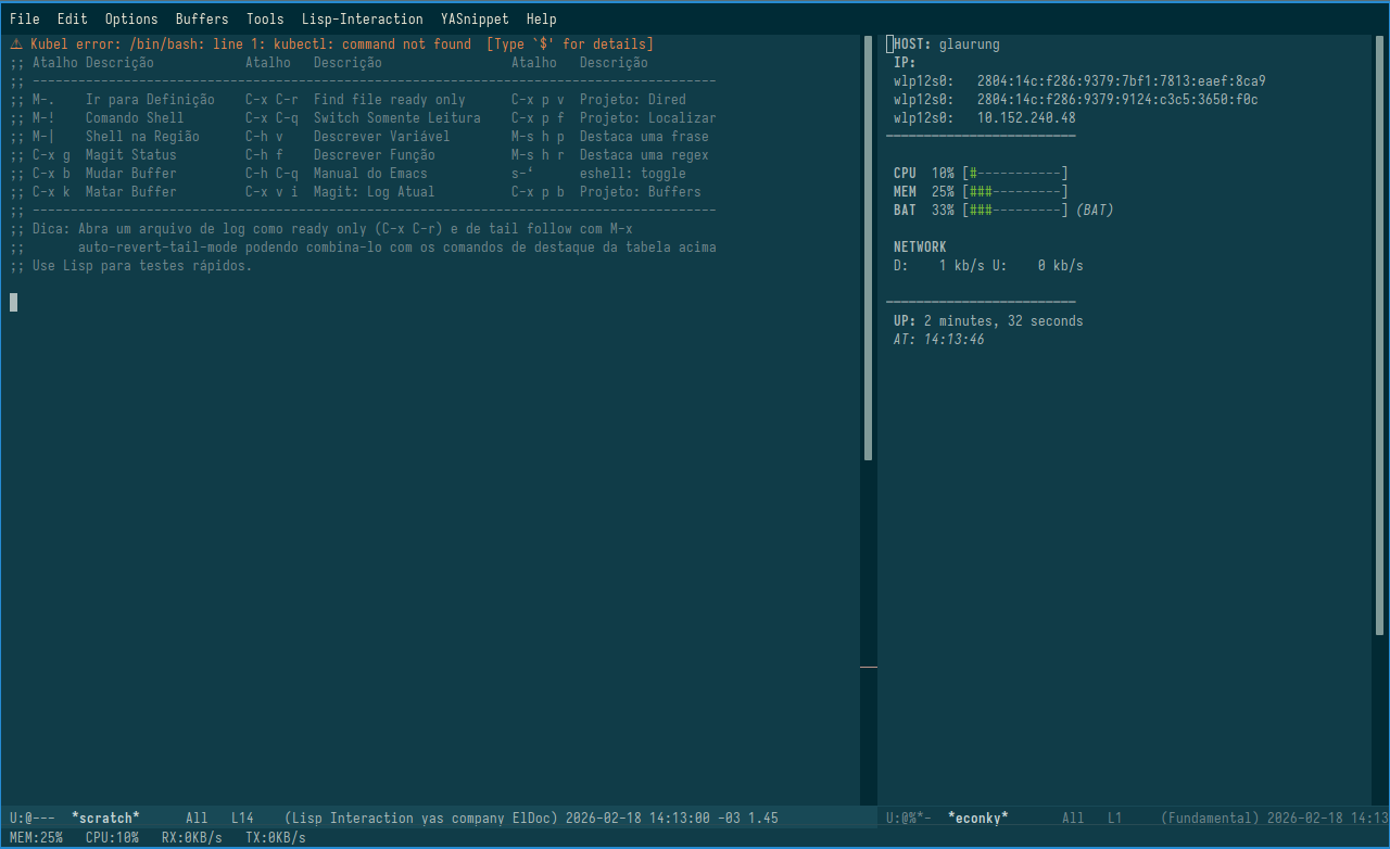 Screenshot Emacs 29.3