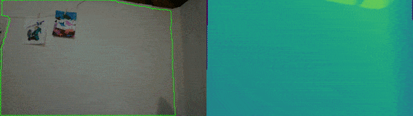 Example flat surface extraction with Polylidar3D - L515