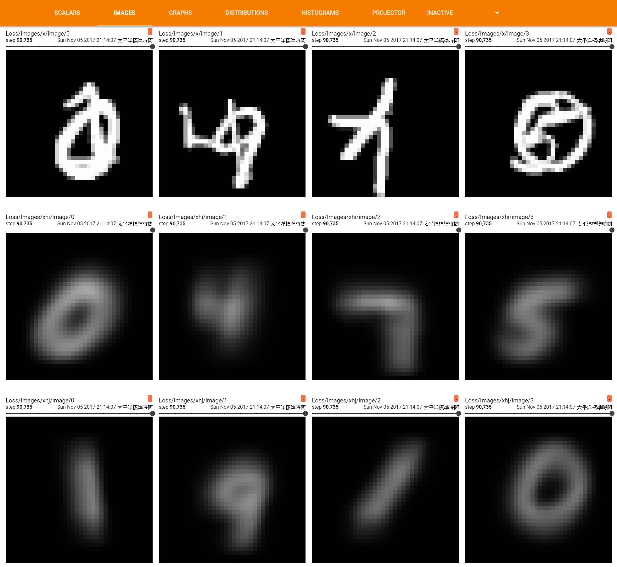 reconstruction from Multi-MNIST