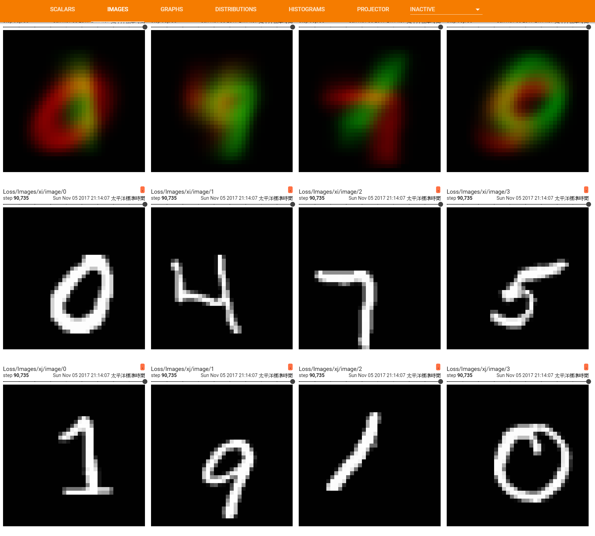 reconstruction from Multi-MNIST