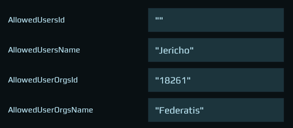 Lua Parameters