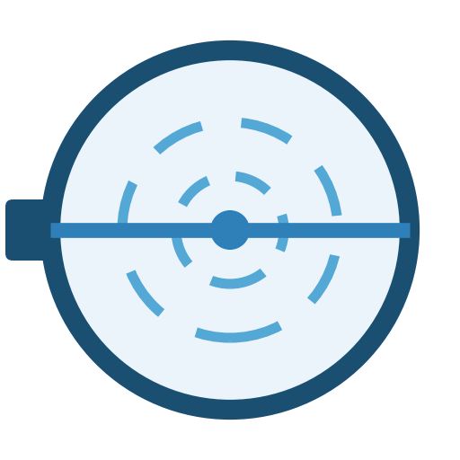 Pulse echo azimuthal scanner, from the project README