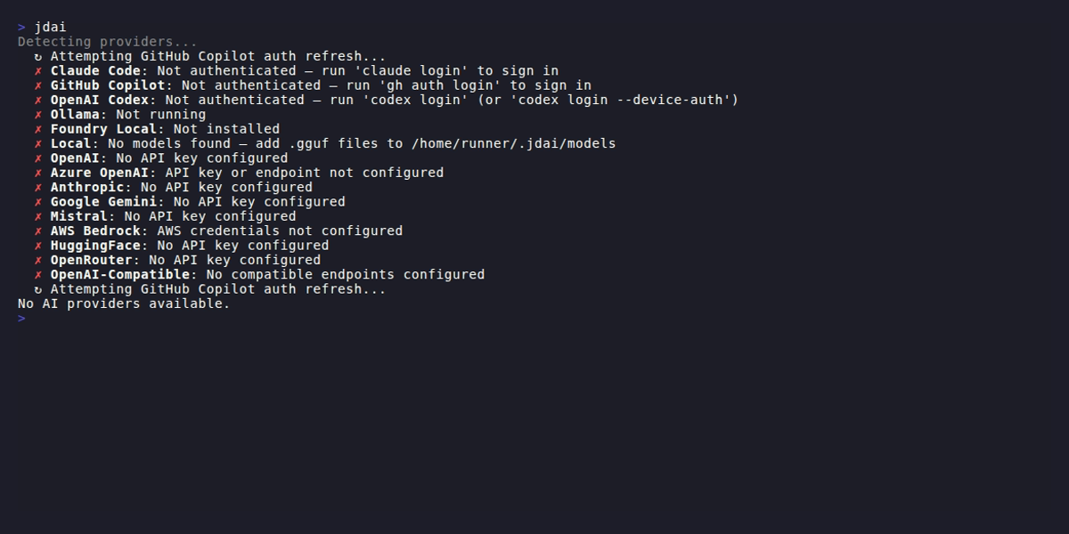 JD.AI terminal startup