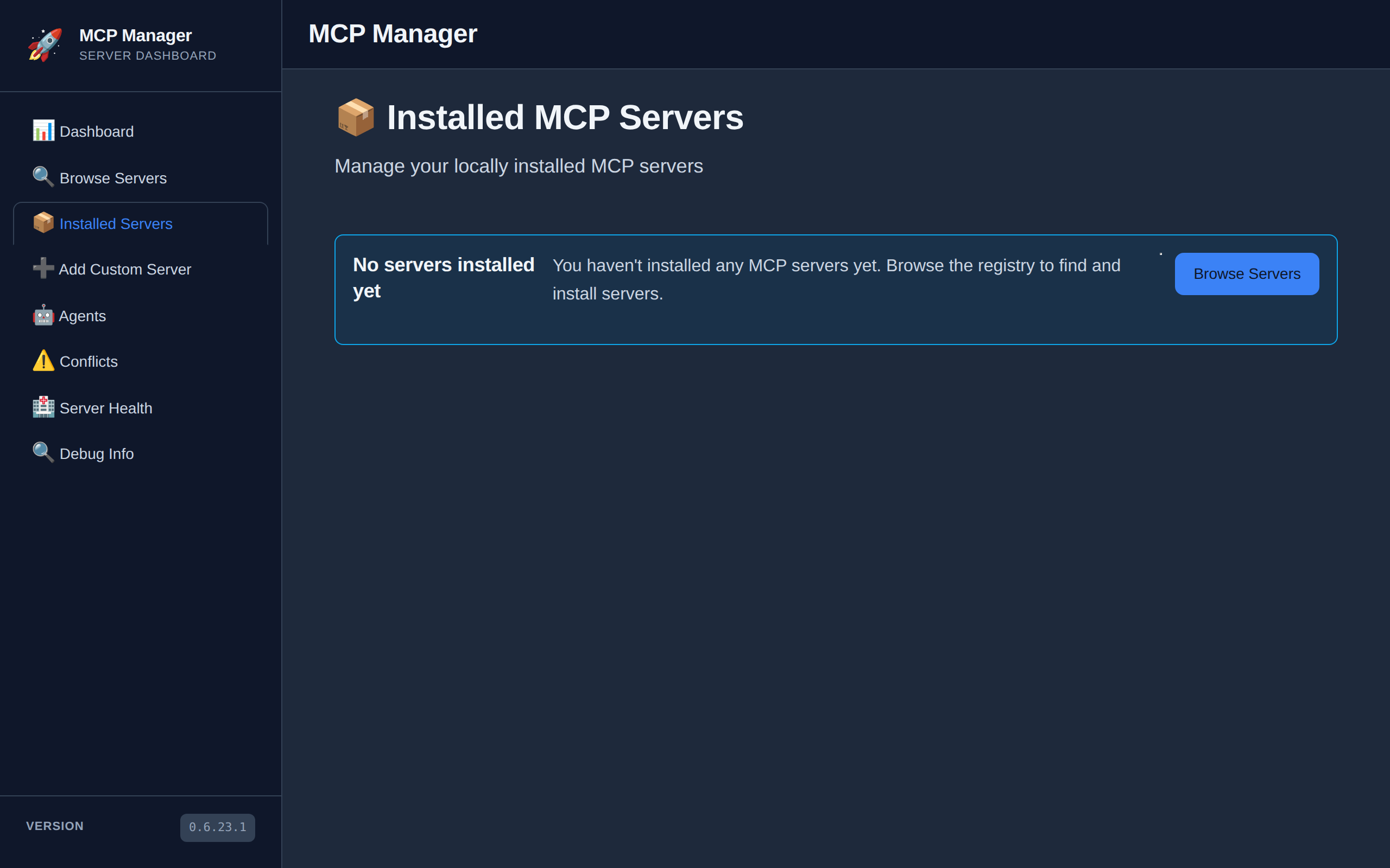Installed Dark