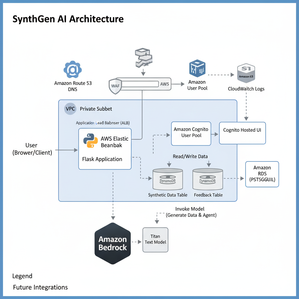 SynthGen AI Architecture Diagram