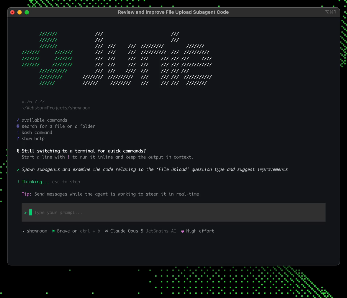 Junie CLI Screenshot