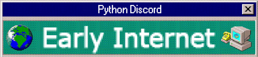 Early Internet Theme Banner